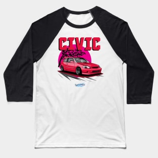 CIVIC Hatchback Baseball T-Shirt